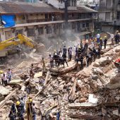 Haus in Mumbai eingestürzt