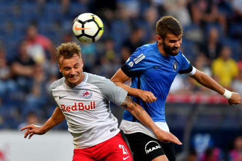 Fredrik Gulbrandsen steuerte beim 4:0-Heimsieg von RB Salzburg gegen Constanta einen Treffer bei und spielt nun in der Europa League. gepa