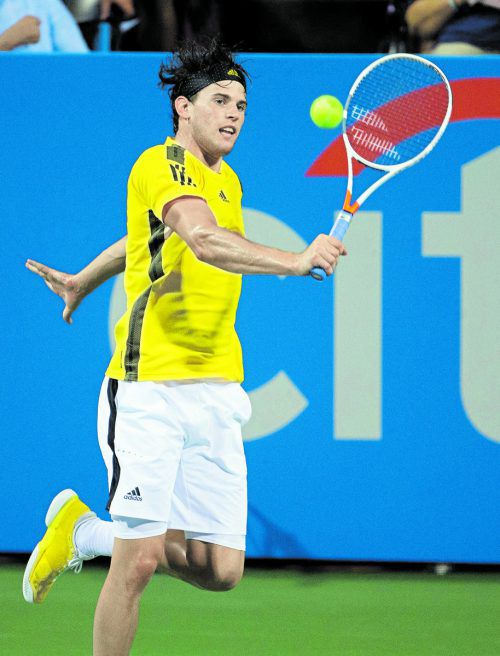 In 63 Minuten den Sieg eingefahren: Dominic Thiem.  Foto: apa