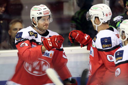 KAC-Spieler Manuel Ganahl ist in der CHL im Einsatz. Foto: GEpa