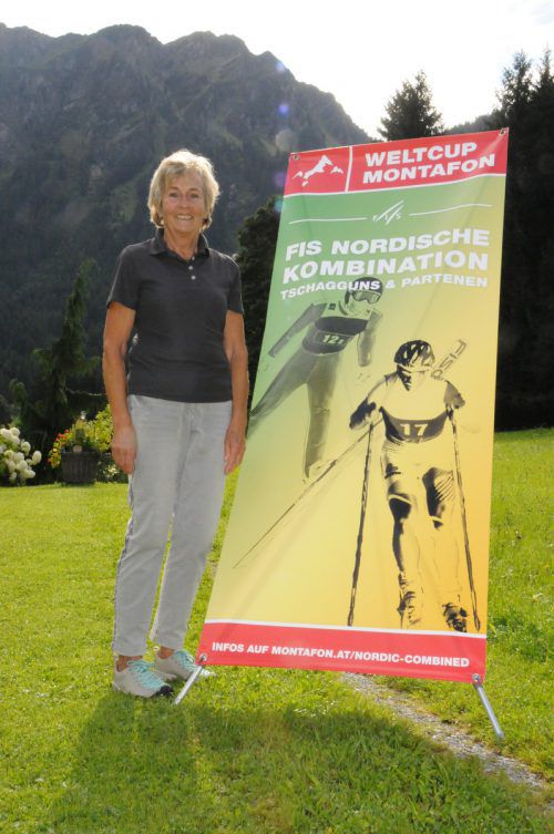 Margit Klehenz freut sich auf den Sommer-Grandprix der nordischen Kombinierer heute im Montafon. Foto: akp
