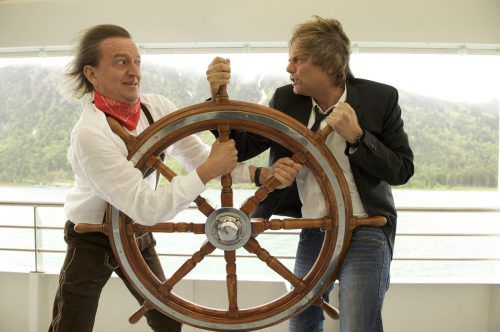 Markus Linder und Hubert Trenkwalder gehen auf Tour.  Foto: AK