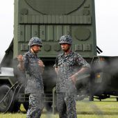 Rakete flog über Japan