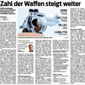 Grüne pochen auf härteres Waffengesetz