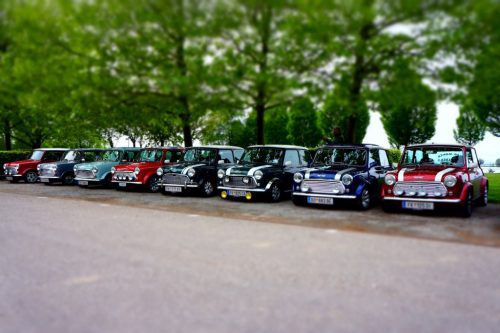 Von Freitag bis Sonntag gibt es in Au eine Menge alter Minis zu sehen. Foto: Berthold
