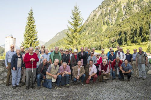 Zum 40-jährigen Jubiläum der Durchschlagsfeier des Arlbergstraßentunnels trafen sich Mitarbeiter des Tunnelbaus. Fotos: Kaiser