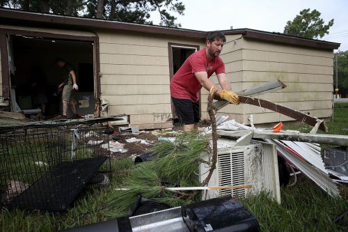 Allmählich werden die Schäden der Flutkatastrophe sichtbar. „Harvey“ könnte zum teuersten Naturereignis in der US-Geschichte werden.  AFP