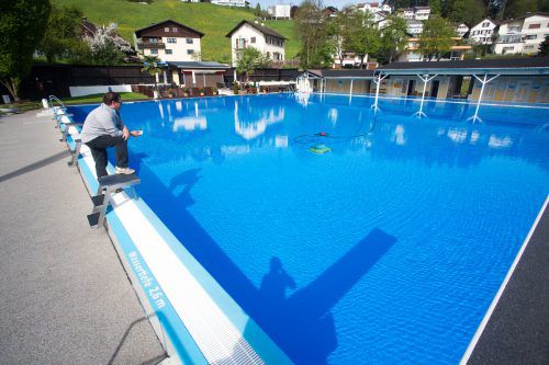 Am Montag endet die Badesaison im Schwimmbad Felsenau. VN/Philipp Steurer