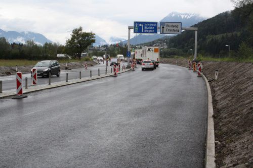 Asfinag und Landesstraßenbauamt haben den Verkehrsknoten Felsenau entschärft. doh, VN-Grafik/MAPS4news