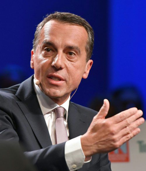 Christian Kern präsentierte in Linz das SPÖ-Steuerkonzept. APA