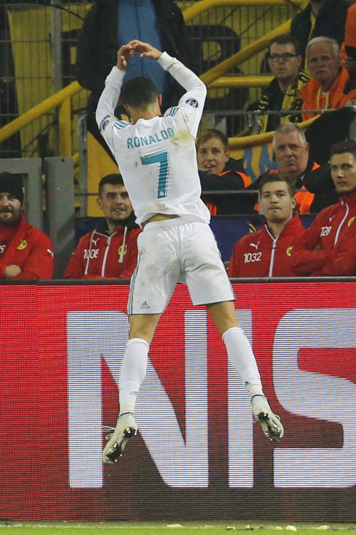 Cristiano Ronaldo baut sein Trefferkonto auf 112 Tore im Europapokal aus. AP