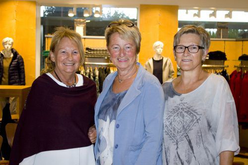 Damen-Trio; Helga Asen (l.), Marianne Schnetzer und Edith Ellensohn.