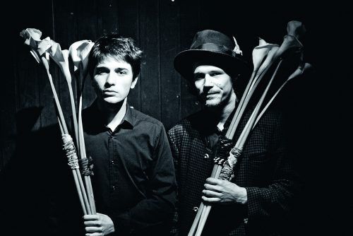 Das Duo Paul Schuberth und Thomás Novák gastiert am Samstag im Alten Bahnhof in Andelsbuch. novak/schubert