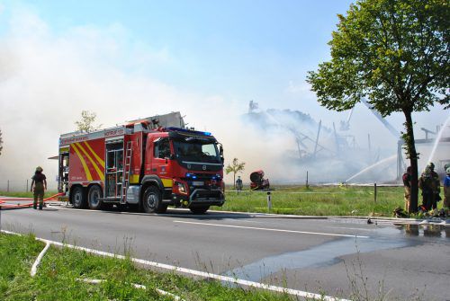 Das neue Löschfahrzeug leistete bereits bei Großbränden wertvolle Unterstützung.