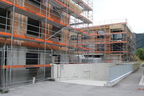 Das neue Wohnquartier in Vandans ist im Wachsen begriffen.  VN/js