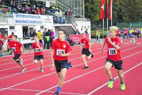 Der Einmarsch, die Leichtathletikbewerbe und die Siegerehrung des Bodensee-Schulcups gehen am Freitag im Casino-Stadion in Bregenz über die Bühne. Veranstalter