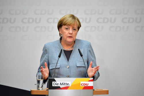 Die Kanzlerin gestand Verantwortung für die Polarisierung in Deutschland ein. AFP