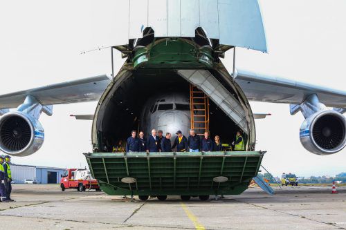 Die „Landshut“ wurde in zwei Frachtmaschinen nach Friedrichshafen gebracht, wo sie restauriert und ab 2019 im Dornier-Museum gezeigt wird. vn/Steurer