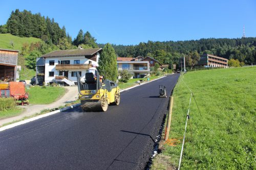 Die Pfänderstraße wurde im Bereich Buchenberg adaptiert.  bms