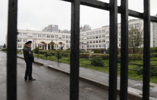 Die Schule, an der die Schüsse fielen, befindet sich in der Nähe von Moskau. reuters