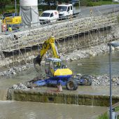 Stromschnelle sorgt für Zusatzarbeit in Dornbirner Ache