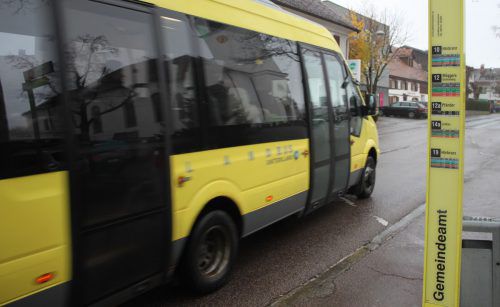 Fahrplananpassung der Pfänderbus-Linie 12a seit Montag. bms