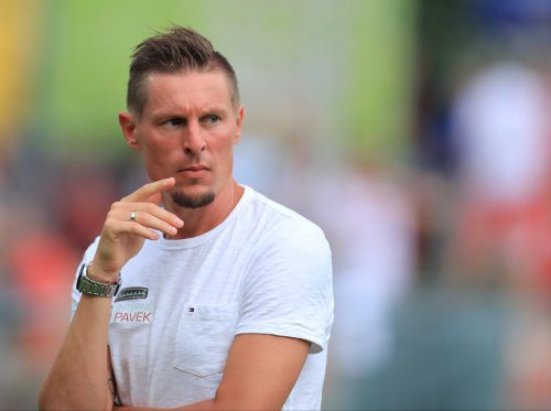 Austria-Trainer Gernot Plassnegger freut sich auf die Gesprächsrunde. gepa