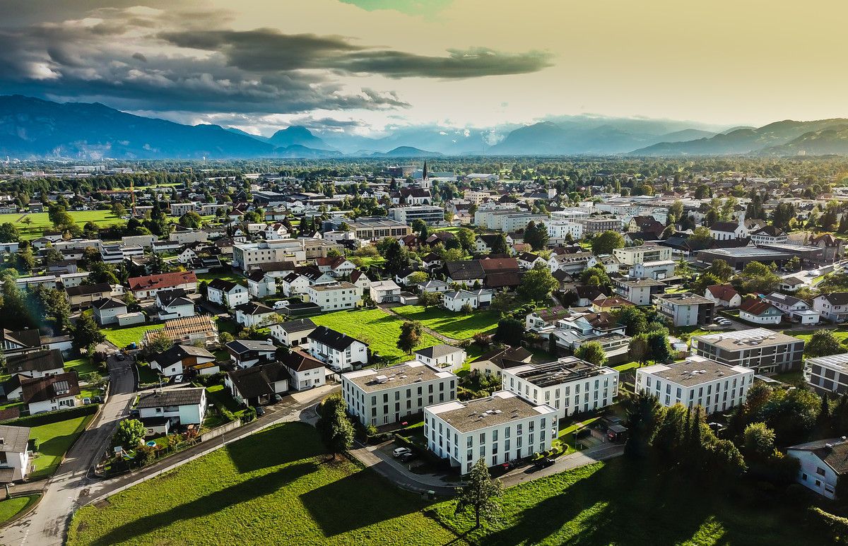 Vorarlberg wächst stetig. Das wirkt sich auch auf den Bodenverbrauch aus. VN/Steurer