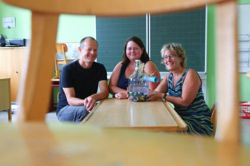 Freuen sich auf die neue Herausforderung zum Harder Schulmodell: Christian Grabher, Susanne Kainz und Karin Dorner.  Hofmeister