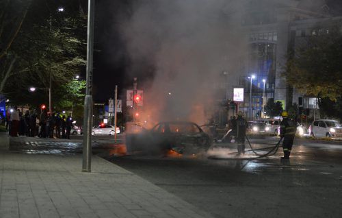 Heuer schon 294 Zusammenstöße zwischen Taxifahrern und Uber-Fahrern. RTS