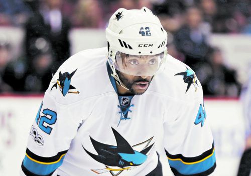 Joel Ward, Stürmer der San Jose Sharks in der NHL, kann sich vorstellen, sich den Protesten anzuschließen. ap