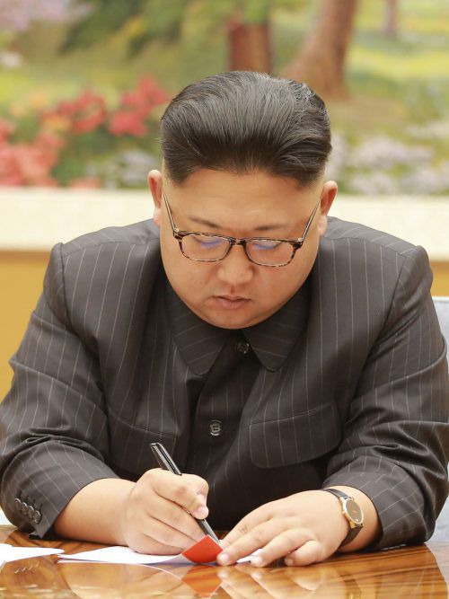 Kim Jong-Un treibt die Entwicklung seiner Waffen mit Hochdruck voran. afp
