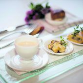 Suppe und Küchlein vom Steinpilz