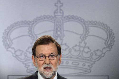Mariano Rajoy will das Referendum keinesfalls zulassen. afp