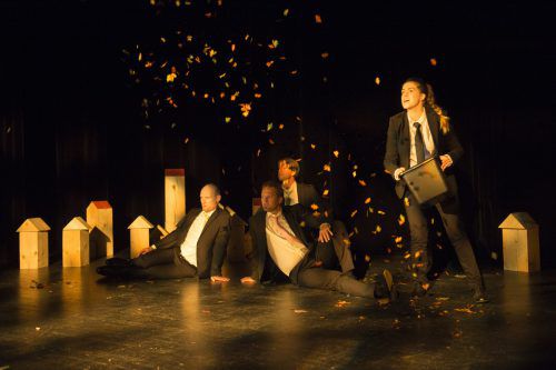 „Michael Kohlhaas“, eine Eigenproduktion des Theaters am Kirchplatz nach der Kleist-Novelle, wird auch auf Tournee geschickt.  TaK/Mess