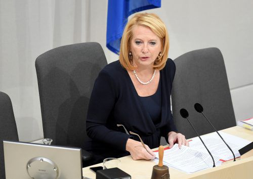Nationalratspräsidentin Bures konnte ihr Modell noch nicht durchsetzen. APA