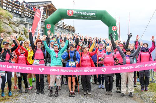 Ohne Frauen lief am vergangenen Wochenende auch am Berg nichts.