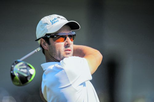 Rückschlag auf der letzten Runde: Golfprofi Manuel Trappel. sams