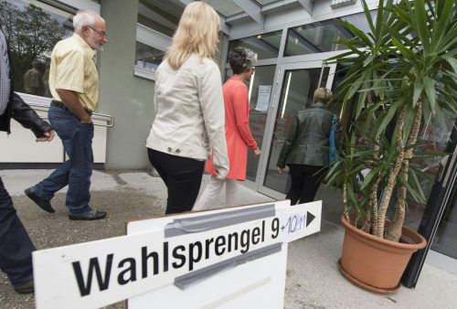 Seit Abschaffung der Wahlpflicht 1992 ist die Beteiligung bei Nationalratswahlen in Vorarlberg niedriger als im bundesweiten Schnitt.  APA