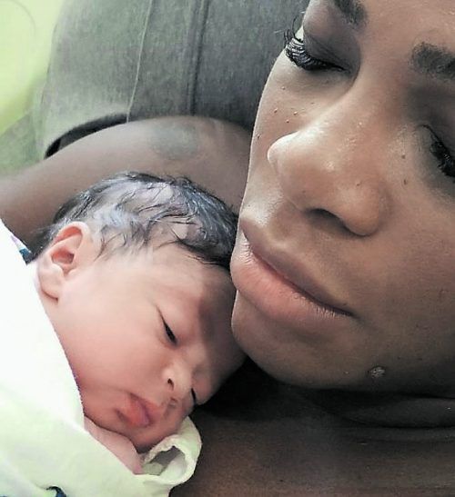 Serena Williams mit Töchterchen Alexis Olympia Ohanian Jr. Foto: twitter