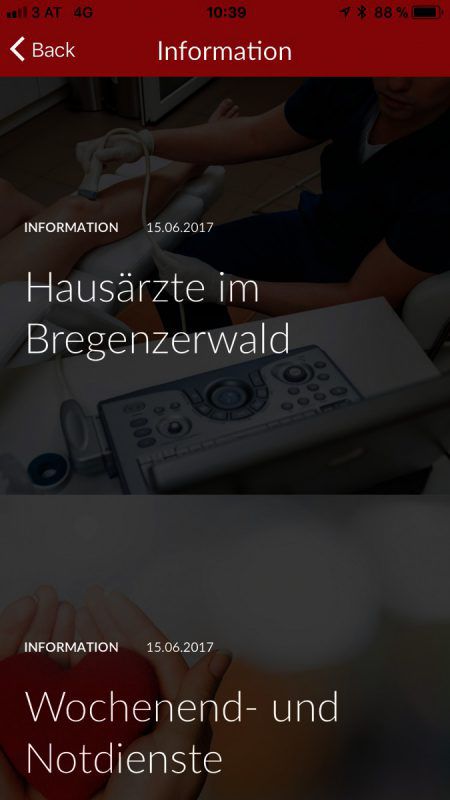 So sieht das Tool aus, das Patienten per Knopfdruck zielsicher zu den für sie relevanten Informationen leitet.  bachmann