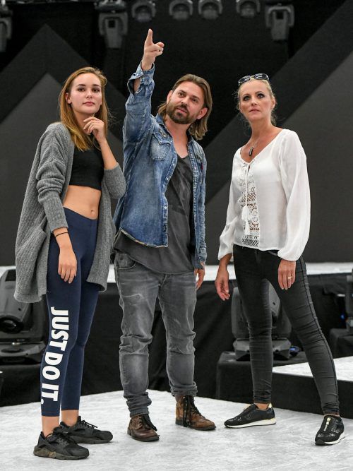 Umgeben von Models fühlt sich Dieter Sapper am wohlsten. Lerch