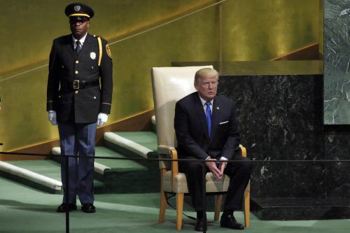 US-Präsident Trump will gegenüber dem Regime in Pjöngjang Härte zeigen. Bislang zeigt sich das Land davon unbeeindruckt.  AP