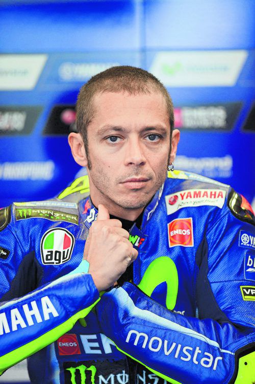 Valentino Rossi bestand den Medizincheck und wurde zum GP zugelassen. gepa