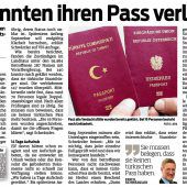 Schon drei Staatsbürgerschaften werden aberkannt