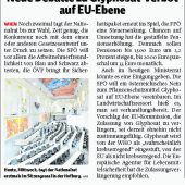 Glyphosat gehört verboten