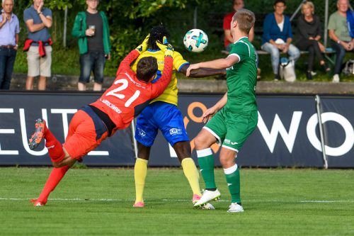 Zeigte sich gegen die Konkurrenten aus Vorarlberg immer kämpferisch: Alberschwende ist heuer in Derbys noch ungeschlagen. Nach den Remis gegen Hard (1:1) und Dornbirn (2:2) folgte gegen Hohenems die nächste Punkteteilung. lerch