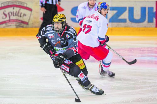 Zwei Treffer im ersten Spiel der neuen AHL-Saison: Diethart Winzig war für die VEU Feldkirch gegen Salzburg der Matchwinner. Foto: Stiplovsek