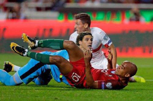 Ausgerutscht! Yan Sommer und Co. verloren Entscheidungsspiel gegen Portugal. afp