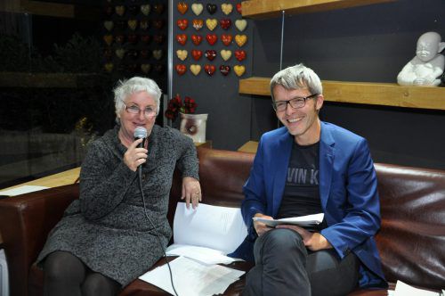 Bereits im Rahmen der Langen Nacht der Museen las Alexander Jehle (r.) neben Eva-Maria Dörn in Dornbirn. lcf